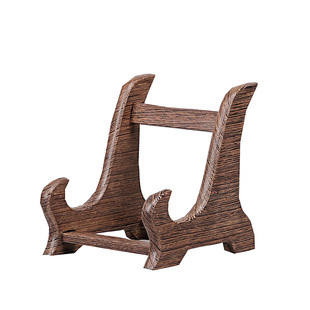 鸡翅木实木如意架展示架多功能收纳架桌面装饰摆件黑檀木古色古香