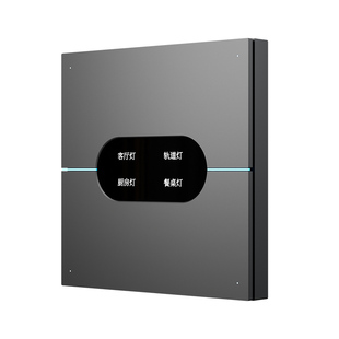 linptech领普H2智能开关AG玻璃控制面板墙壁86情景已接入米家APP