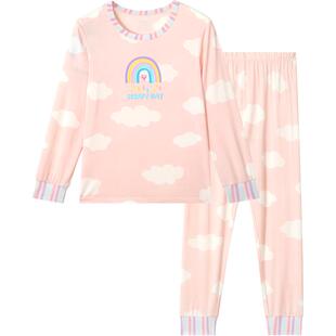 久岁伴【秒秒吸】男童薄款家居服胖童加宽吸湿排汗高弹力睡衣套装