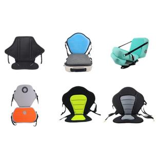 皮划艇充气船坐垫独木舟划船eva带包靠背冲浪板sup桨板可调节座椅