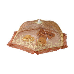 菜罩加大号防蝇饭菜盖家用折叠饭桌上盖菜的纱罩餐桌罩子罩桌神器