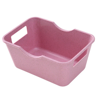 桌面化妆品遥控器护肤品梳妆台收纳盒塑料办公桌收纳化妆台整理盒