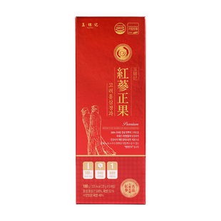 玉锦记韩国红参正果高丽参整支鲜人参蜜片即食别直参官方正品进口