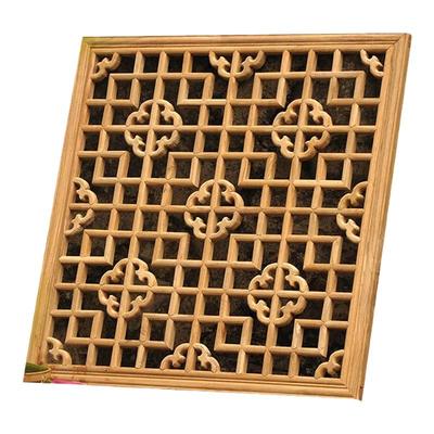 手工木雕中式隔断背景客厅书房