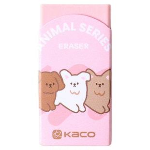 KACO橡皮擦不错象皮动物系列可爱萌萌幼儿园小学生用美术像皮擦美术生素描绘画泡沫铅笔檫