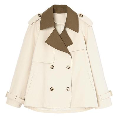 zklin英伦风高级感短款风衣外套