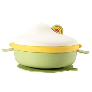 beeshum宝宝餐盘保温注水分格贝斯哈姆辅食碗婴儿吸盘式儿童餐具1