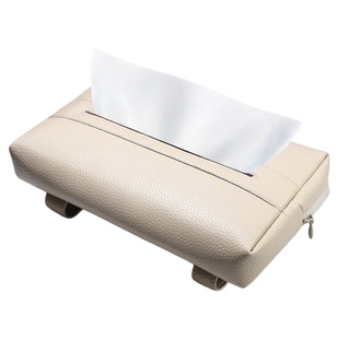 汽车遮阳板纸巾盒车载多功能理想抽纸盒新款高级车内收纳纸抽盒