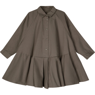 江南布衣童装衬衫长袖连衣裙舒适休闲气质女童儿童裙子jnbybyjnby