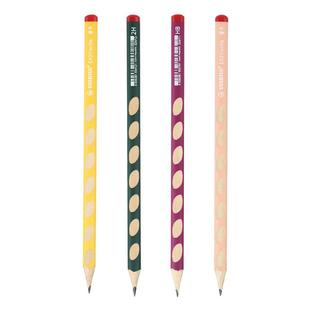 stabilo德国思笔乐洞洞铅笔粗杆hb/2H加粗三角杆胖胖笔小学生专用自动笔初学者幼儿园儿童矫正握姿练字无毒