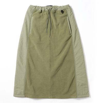 DAIKONLab.半身裙A字裙摇粒绒