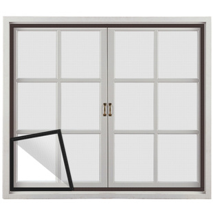 防蚊纱窗网自装窗纱网魔术贴家用金刚网纱窗帘自粘式沙网窗户防虫