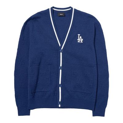 MLB开衫情侣针织开衫外套24秋季