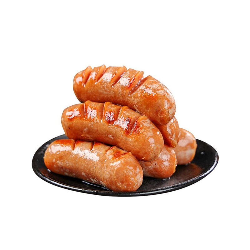 0乱添加】黑猪肉即食纯肉肠