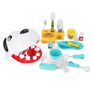 儿童过家家宠物医生玩具仿真狗狗牙医拔牙补牙护理宠物预防孩礼物