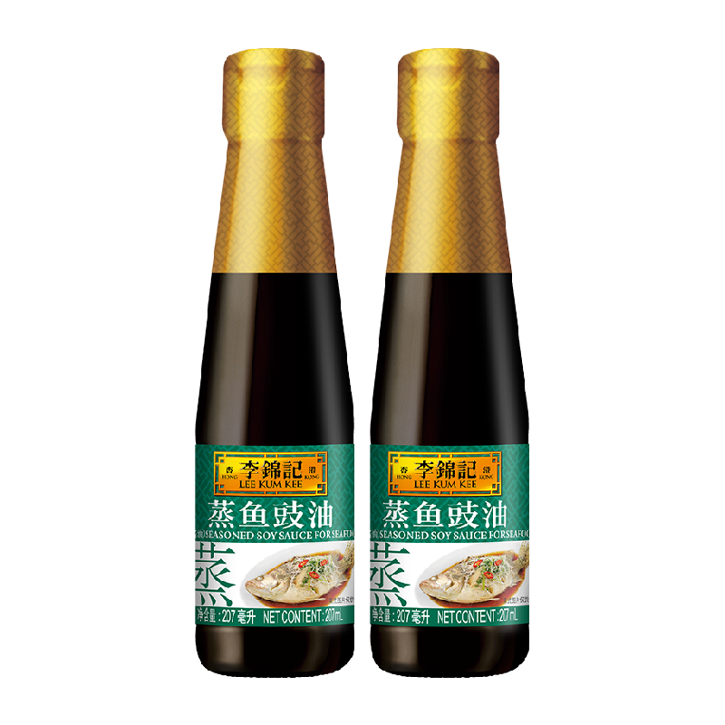 李锦记蒸鱼豉油207ml×2瓶
