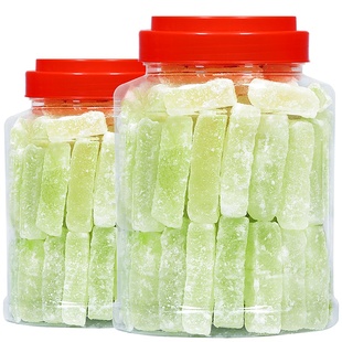 绿度山庄新货冬瓜糖500g老式冰糖冬瓜条粒月饼馅零食冰粉烘培配料