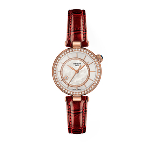 【刘亦菲同款】Tissot天梭小美人偏心款臻钻机械女表轻奢瑞士手表