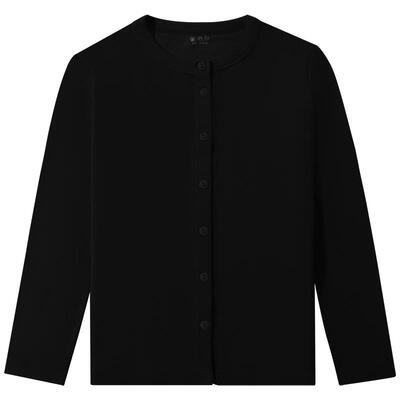 真彩秋冬厚款开衫女士羊毛打底衫