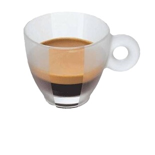 意大利illy2008年M.T艺术水晶磨砂杯 客厅欧式浓缩咖啡杯单杯礼盒