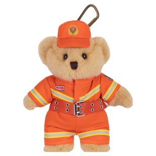 bears'home熊之家消防小熊玩偶公仔挂件生日礼物职业形象专属定制