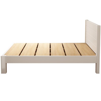 全实木榻榻米床架子家用超薄床头齐边床儿童可定制任意尺寸高脚床