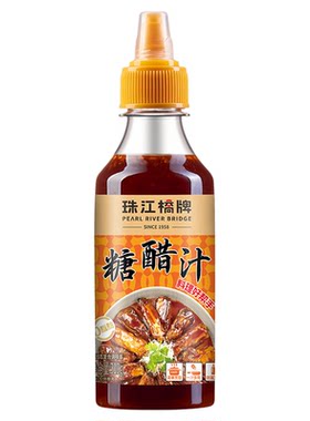 珠江桥牌糖醋汁家用小包装甜酸酱糖醋排骨酱汁咕噜里脊锅包肉