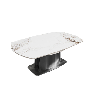 升降茶几餐桌两用二合一折叠一体可移动电动岩板小户型客厅全自动