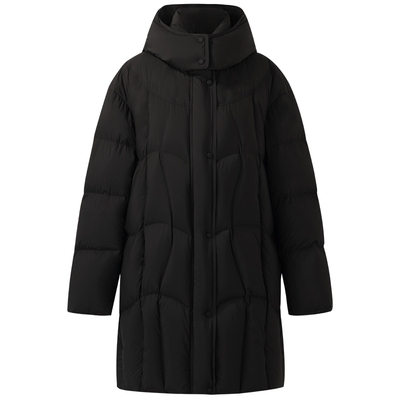 歌莉娅加厚羽绒服鹅绒中长款外套