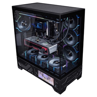 瓦尔基里VK03 03M 游戏电脑台式机箱 6.2触摸显示屏 360水冷 VK05