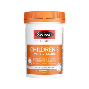 澳洲Swisse儿童复合维生素120粒2-12岁21种营养素童维助力成长