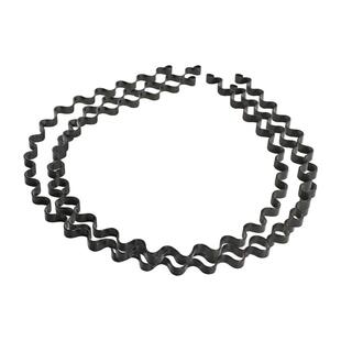 铁质波浪发箍女款2026新款发捆洗脸头箍男士铁发卡男黑色夏天发窟