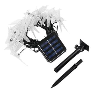 太阳能遥控户外装饰庭院花园阳台露台天台院子防水蜻蜓led灯串