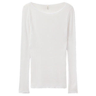 Intimissimi意舒漫时尚经典一字领轻薄含羊绒打底衫CL176G