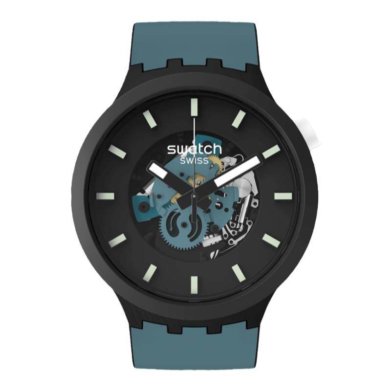Swatch时尚大表盘瑞士石英手表