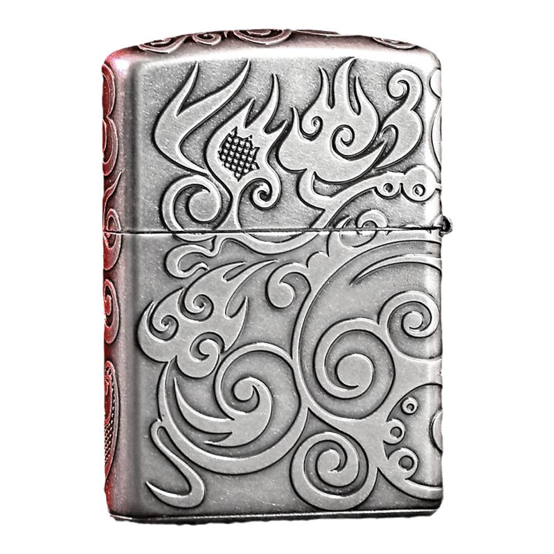 正品Zippo打火机盔甲机雕刻礼物