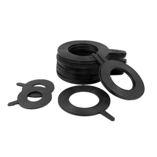 法兰橡胶垫片管道DN100阀门连接带水线密封垫圈防漏胶垫圆形皮垫