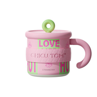 吨吨保温杯女生高颜值不锈钢水杯陶瓷马克杯带盖咖啡杯子办公室X