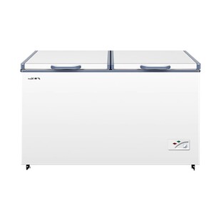 新飞冰柜家用冷藏冷冻两用商用大容量518L卧式岛柜雪糕柜节能省电