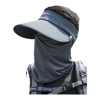 防晒帽遮全脸防晒面罩