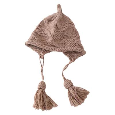 儿童可爱针织帽子女孩秋冬新款