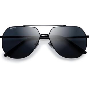 威古氏型男金属多边形墨镜开车飞行员防紫外线太阳潮蛤蟆眼镜驾驶