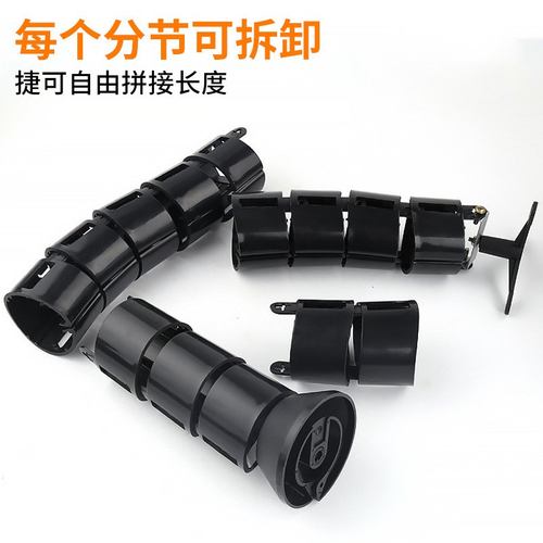 圆形穿线管方形线槽椭圆蛇形线管穿线圆形办公桌会议桌走蛇形软管