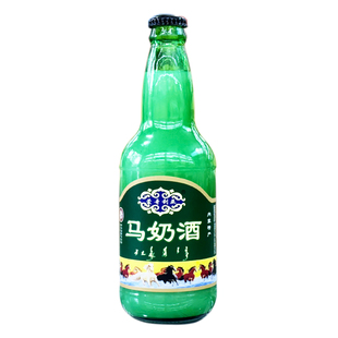 马奶酒内蒙古特产奶酒3度奶白色配置型发酵马奶酒瓶装低度奶酒