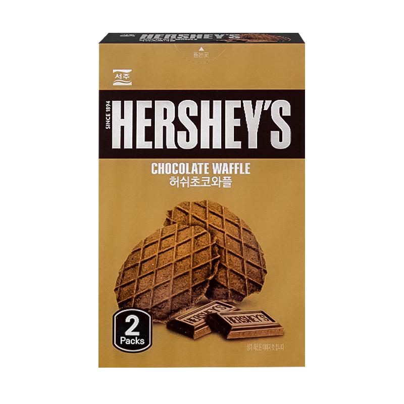 韩国进口HERSHEY‘S好时巧克力华夫脆饼干可可薄脆瓦夫办公室零食