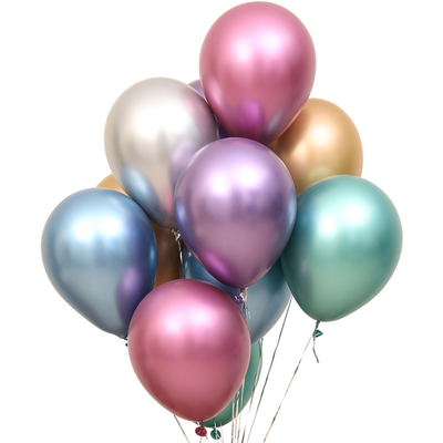 结婚庆铬色加厚圆形珠光网红气球