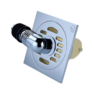 正品潜水艇地漏TF50-12X 精铜洗衣机防臭地漏 12cm大面板方形