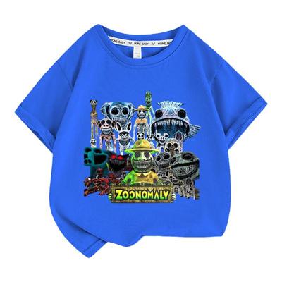 畸形动物园ZOONOMALY周边衣服儿童短袖男童装t恤纯棉学生夏装潮款