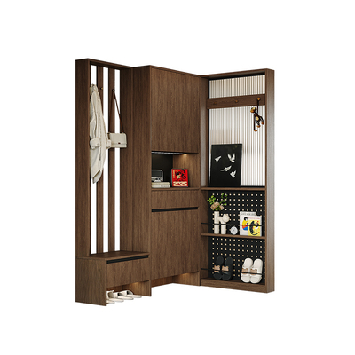 中古风入户玄关柜鞋柜一体