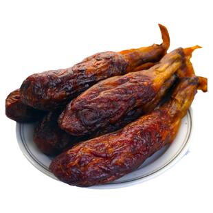 湖南省邵阳市土特产湘西鸭掌香辣鸭脚包肉烟熏农家自制腊味鸭爪包